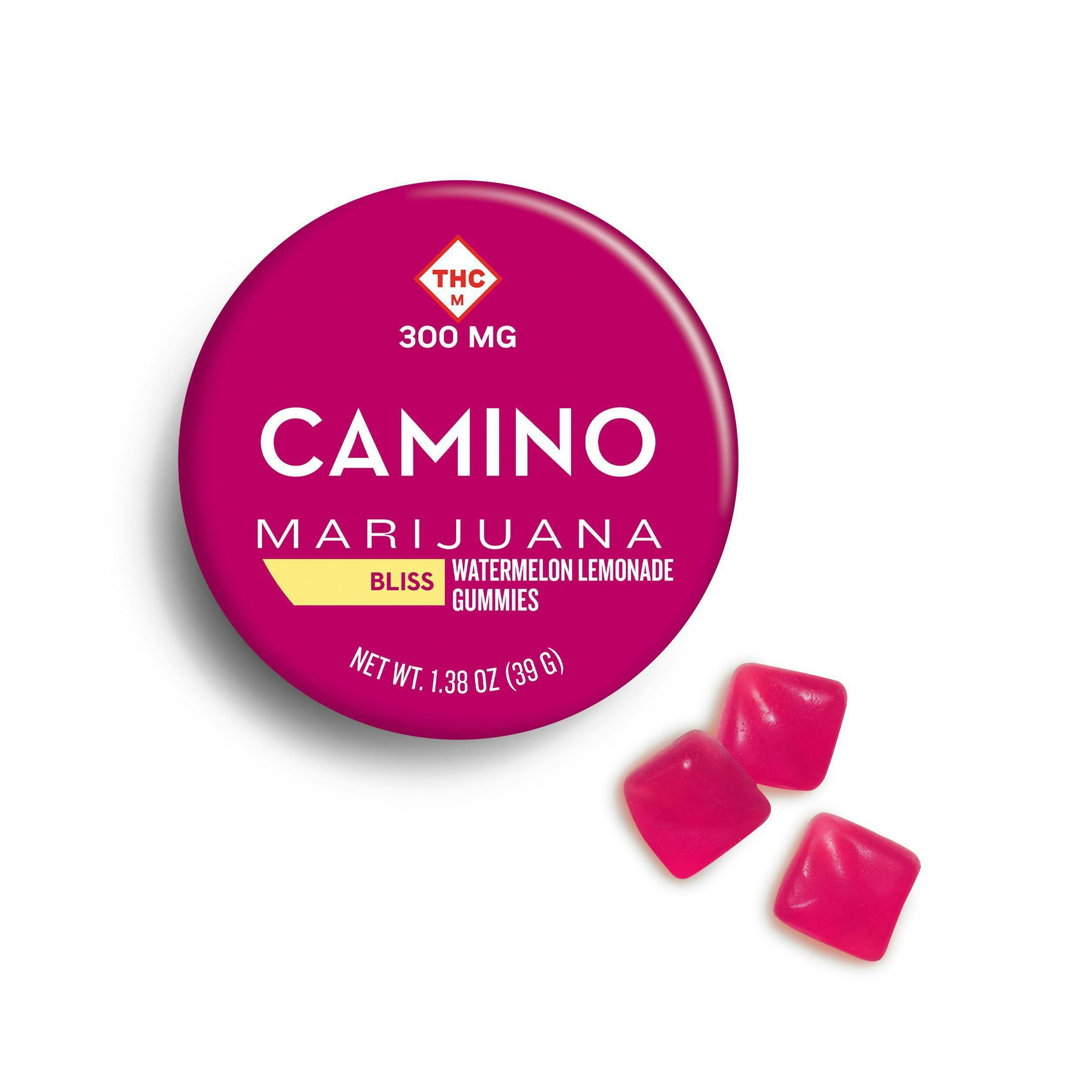 Bliss | Watermelon Lemonade Gummies | 300mg | 10ct | 30mg/ea