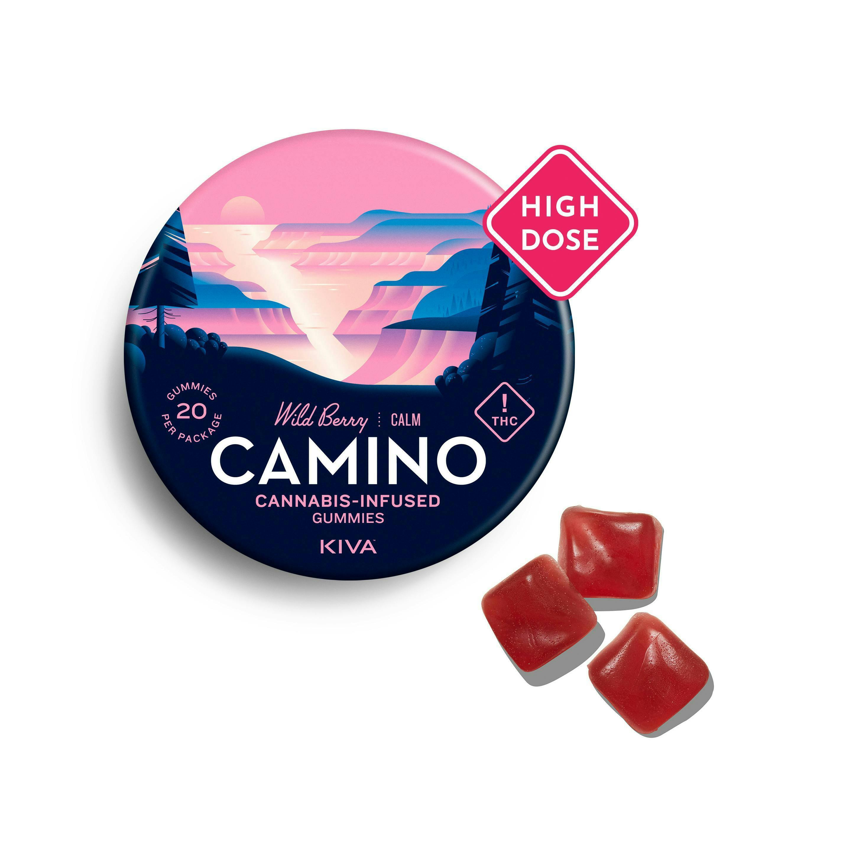 Chill | Wild Berry Gummies | 500mg | 20ct | 25mg/ea