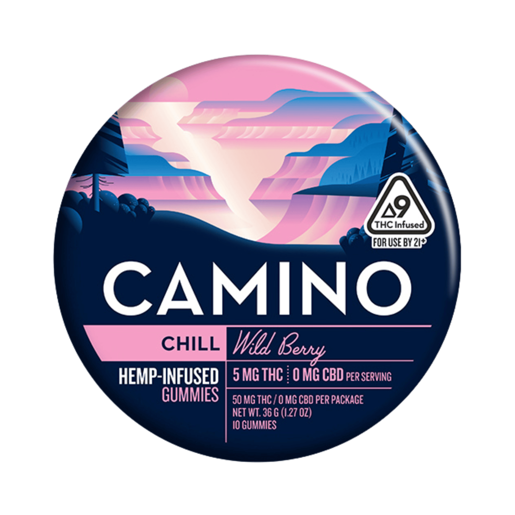 Chill | Wild Berry Gummies | 50mg | 10ct | 5mg/ea