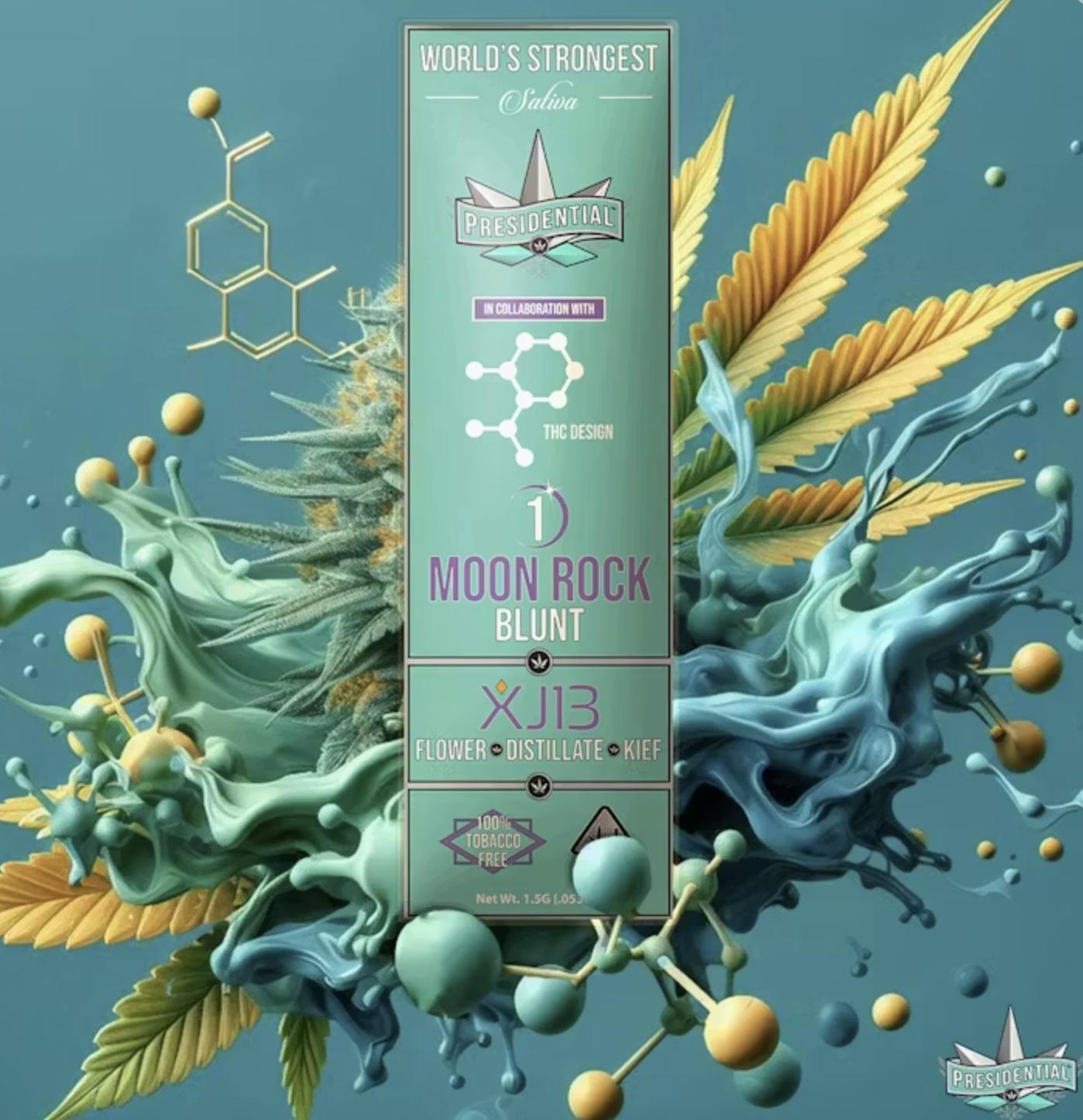 XJ-13 | Moon Rock Infused Blunts | 0.7g each | 3pk