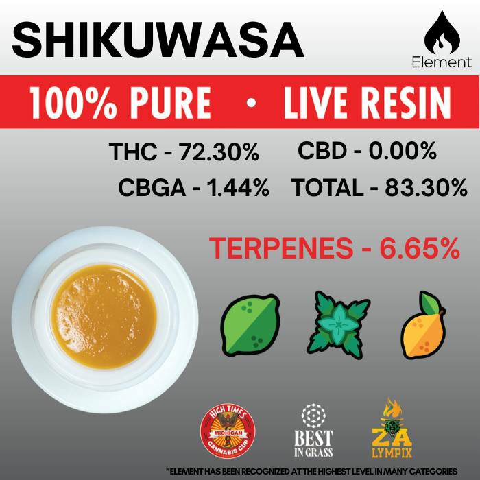 Element Live Resin 1g - Shikuwasa