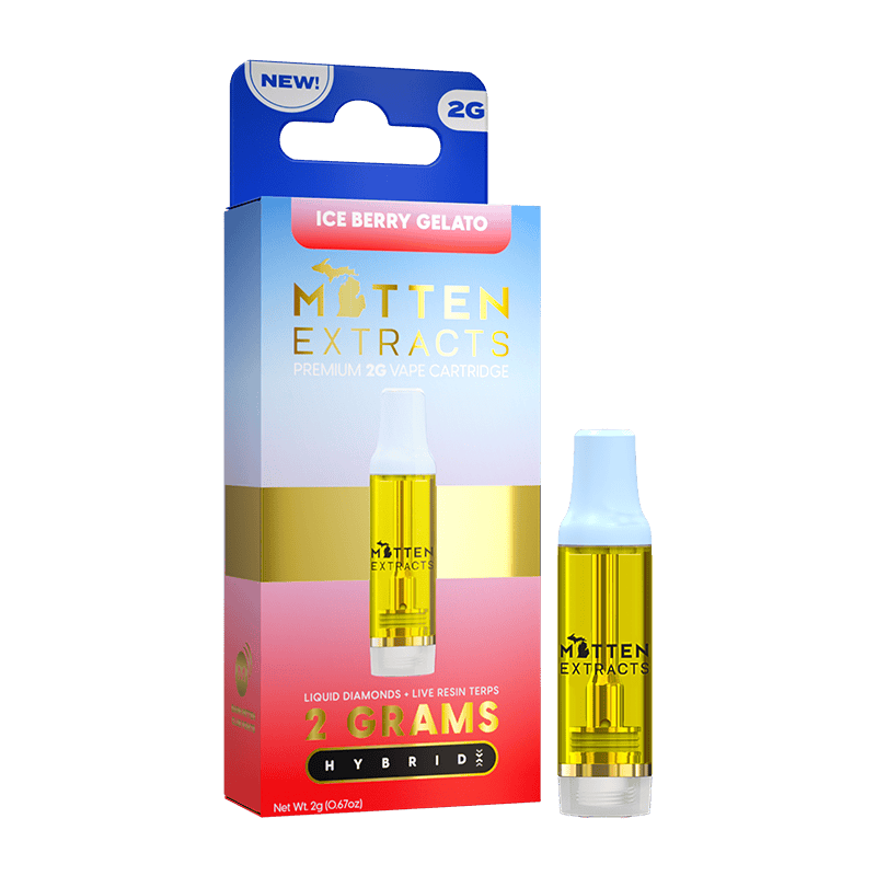 Ice Berry Gelato | Live Resin Cartridge | 2g by Mitten Extracts