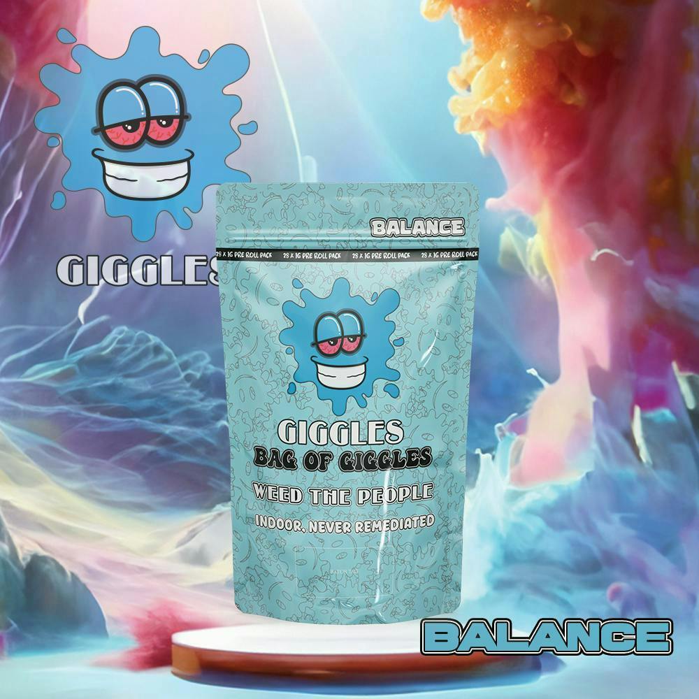 Bag of Giggles | Orange Cookie Chem | Joints | 1g ea | 28pk