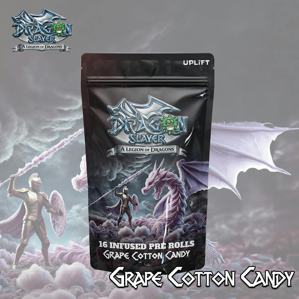 Legion of Dragons | Grape Cotton Candy | Infused Joints | .8g ea | 16pk