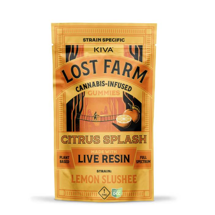 Citrus Splash 'Lemon Slushee' Live Resin Gummies | 100mg | 10ct | 10mg/ea