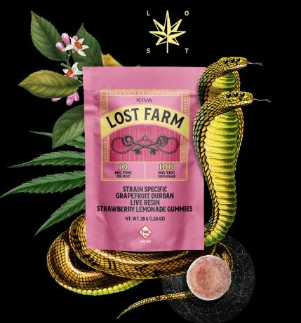 Strawberry Lemonade 'Grapefruit Durban' Gummies | 100mg | 10ct | 10mg/ea