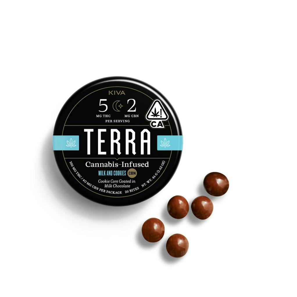 Terra | Milk and Cookies | THC:CBN 5:2 | 10mg | 2ct | 5mg/ea by TERRA