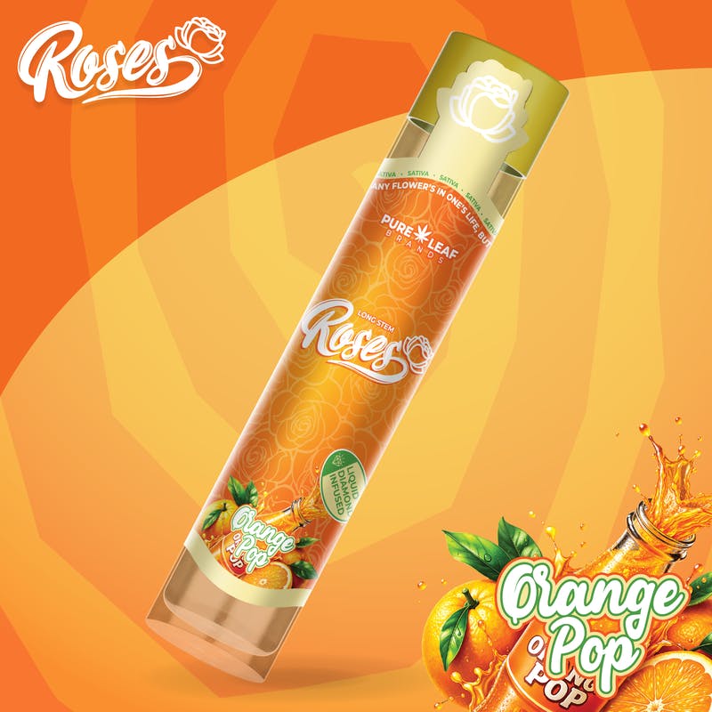 Long Stem | Orange Pop | LQD Infused Joint | 1g by Roses