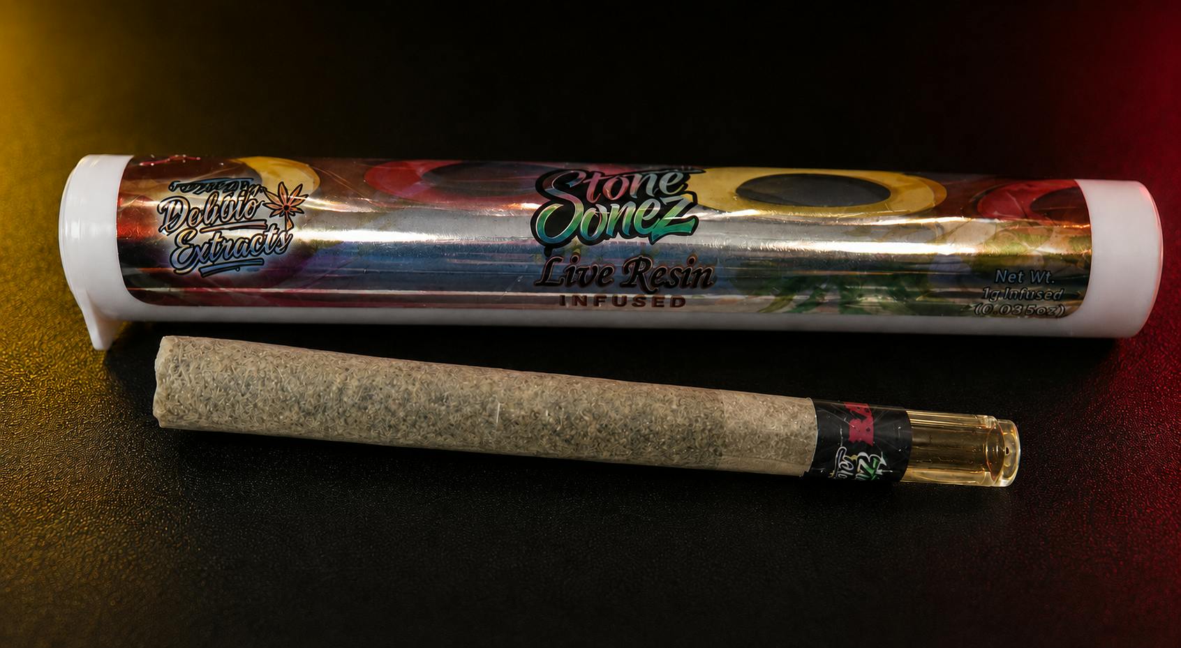 Stone Conez | Diesel Flow (SH) Live Resin Infused Pre-Roll 1.5g