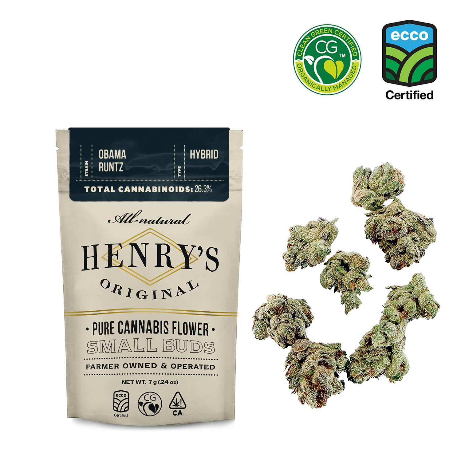Henry's Original: Pouch Small Buds