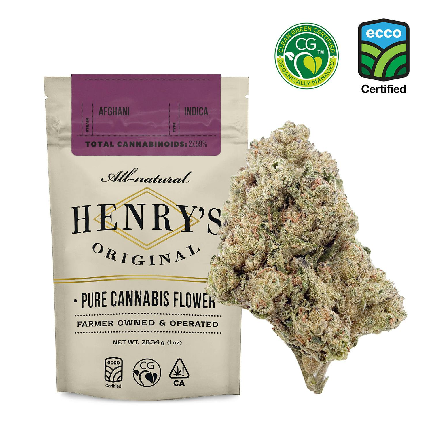 Henry's Original | Afghani | Pouch Big Buds | 28g