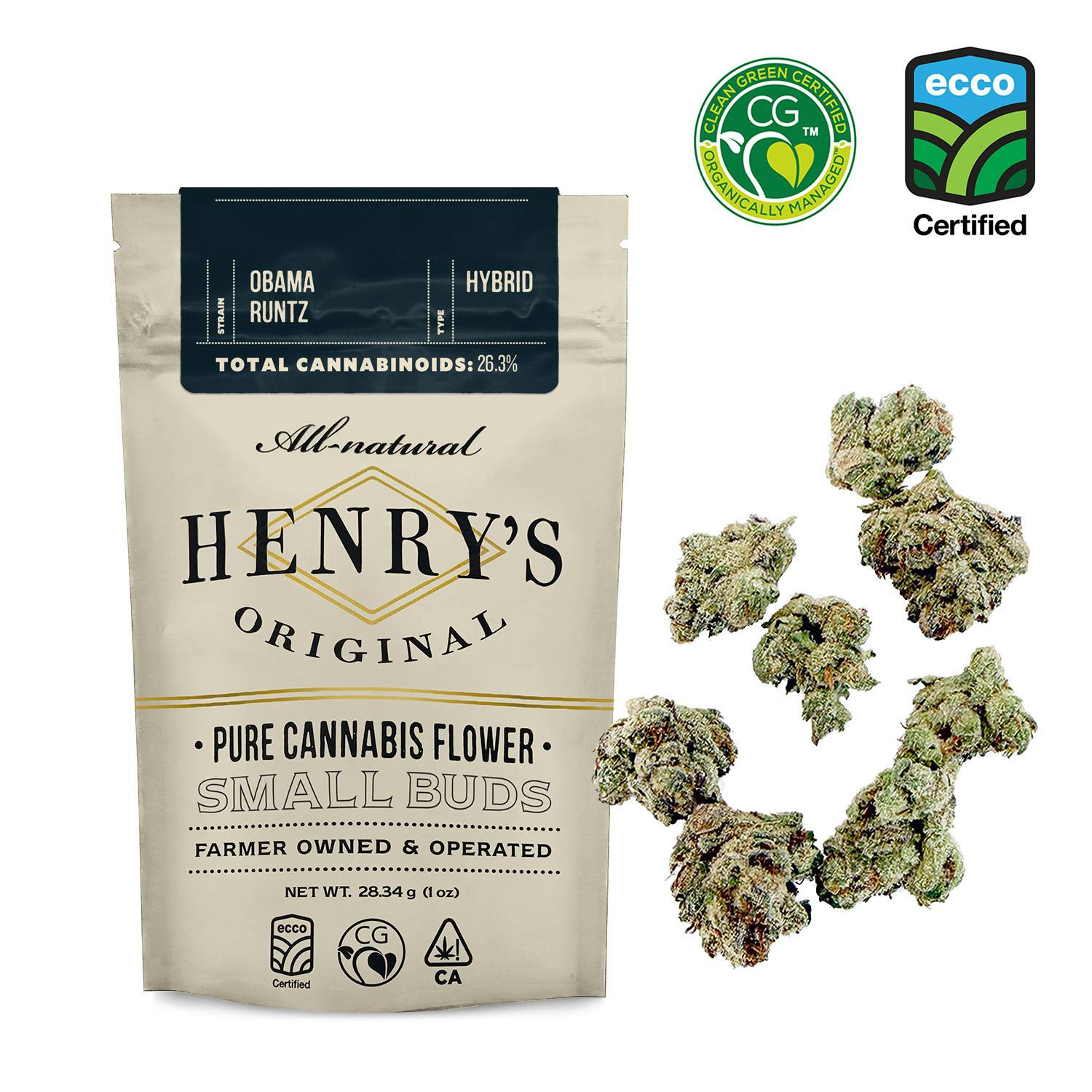 Henry's Original: Pouch Small Buds