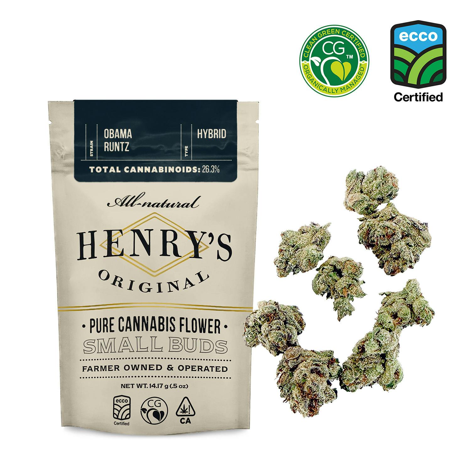Henry's Original: Pouch Small Buds