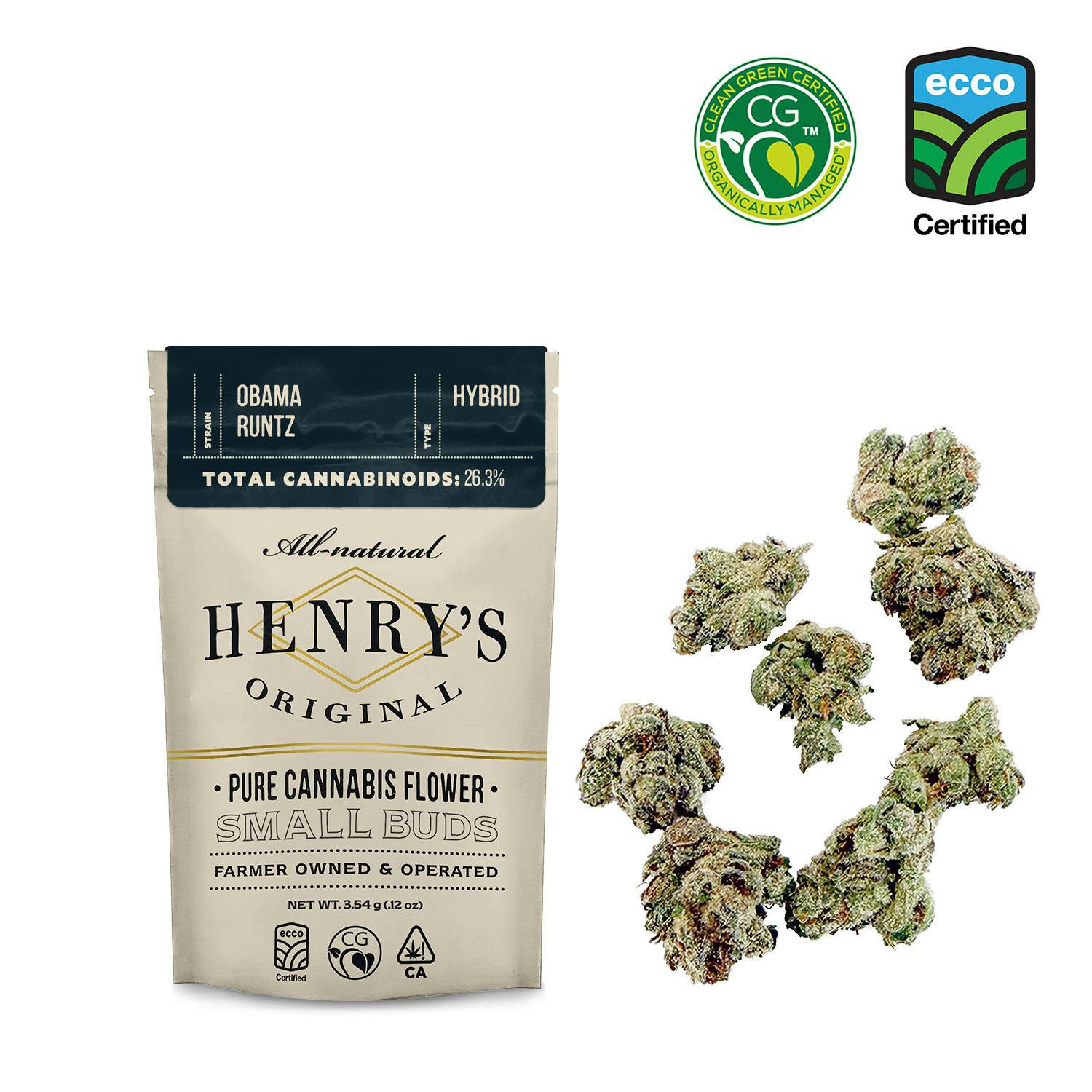 Henry's Original: Pouch Small Buds