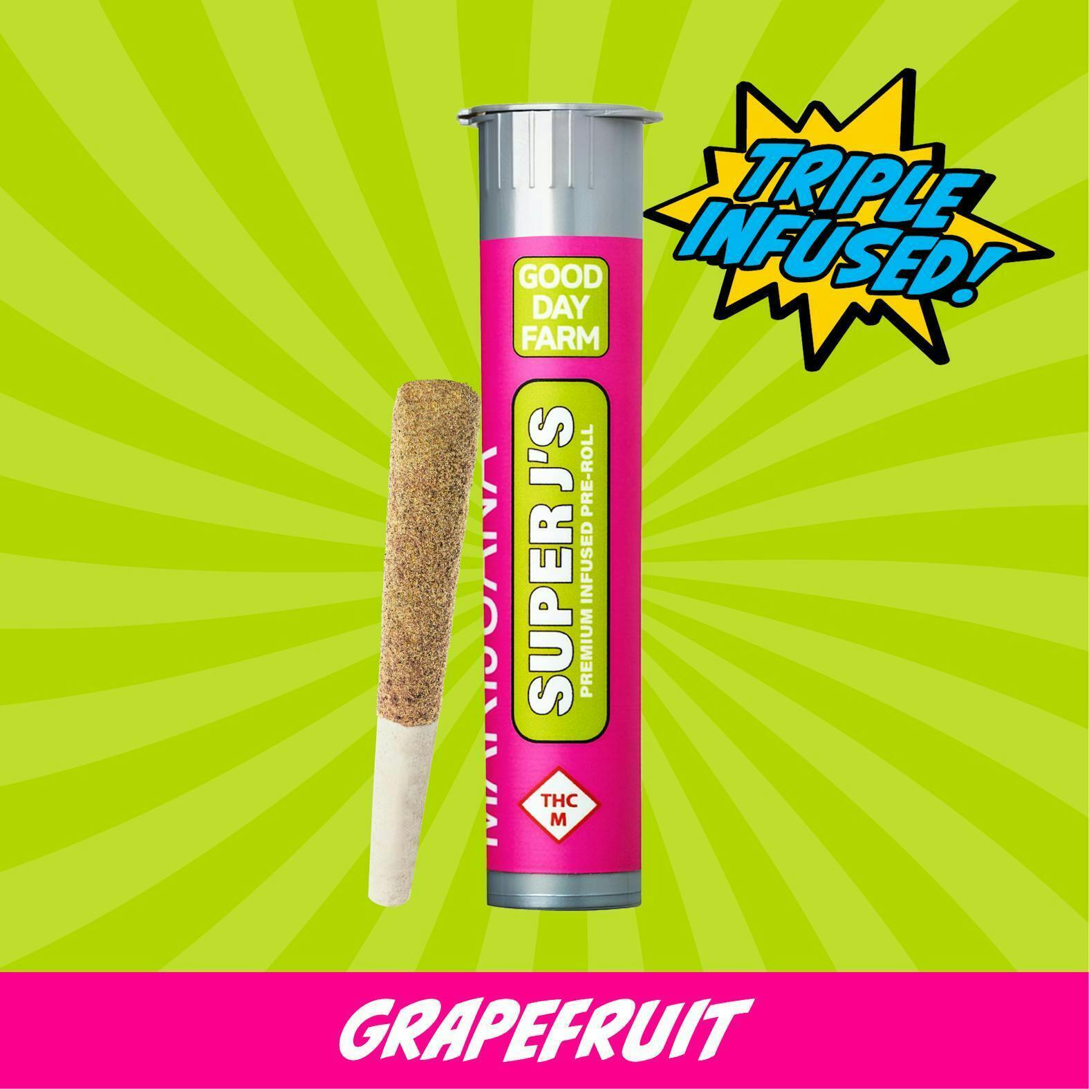 Grapefruit x BTY OG | Super J's Infused Joint | 1g