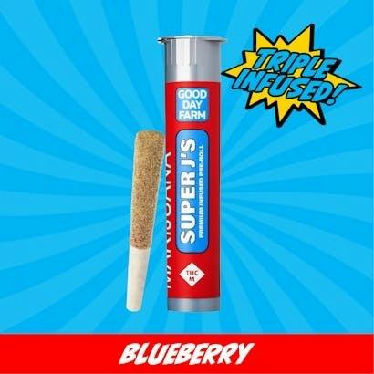 Blueberry x Pink Pop | Super J's Infused Joint | 1g