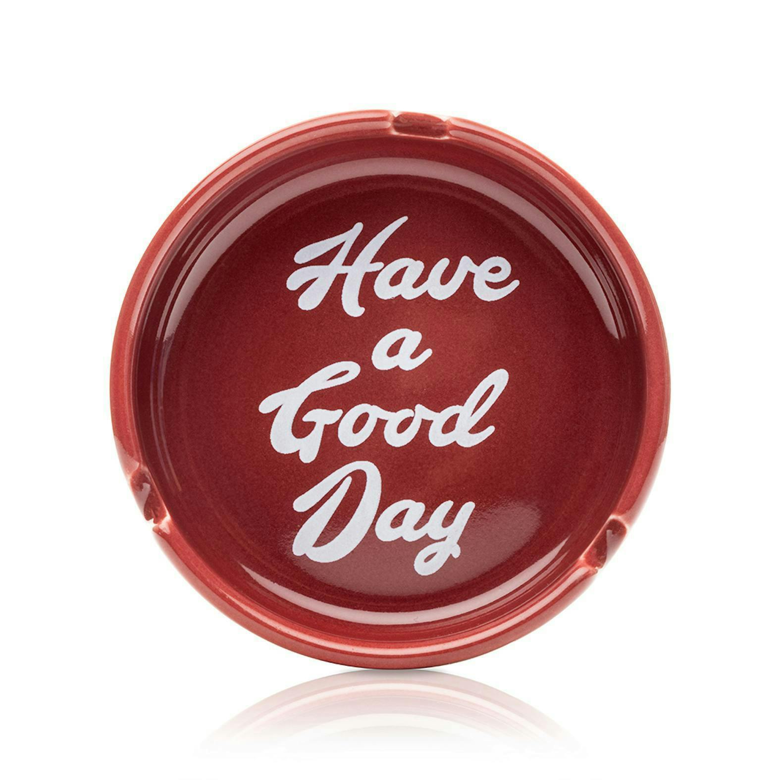 Red Ceramic Ashtray | Accessories