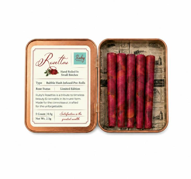 Sour Diesel | Hash Infused Minis | 0.5g each | 5pk by Ruby Farms