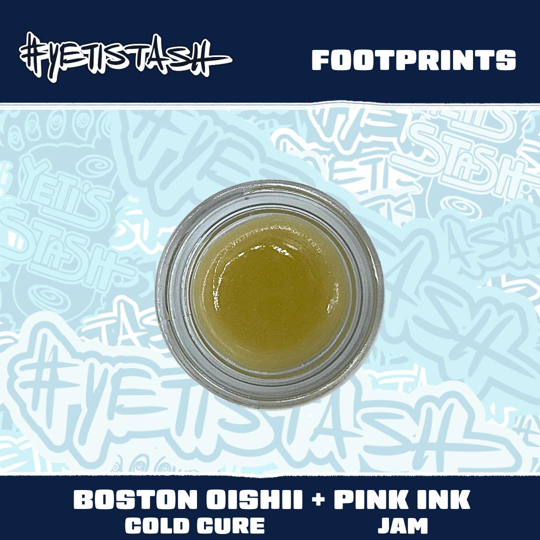 Yetistash | Boston Oishii + Pink Ink | Footprint | 2G Jar