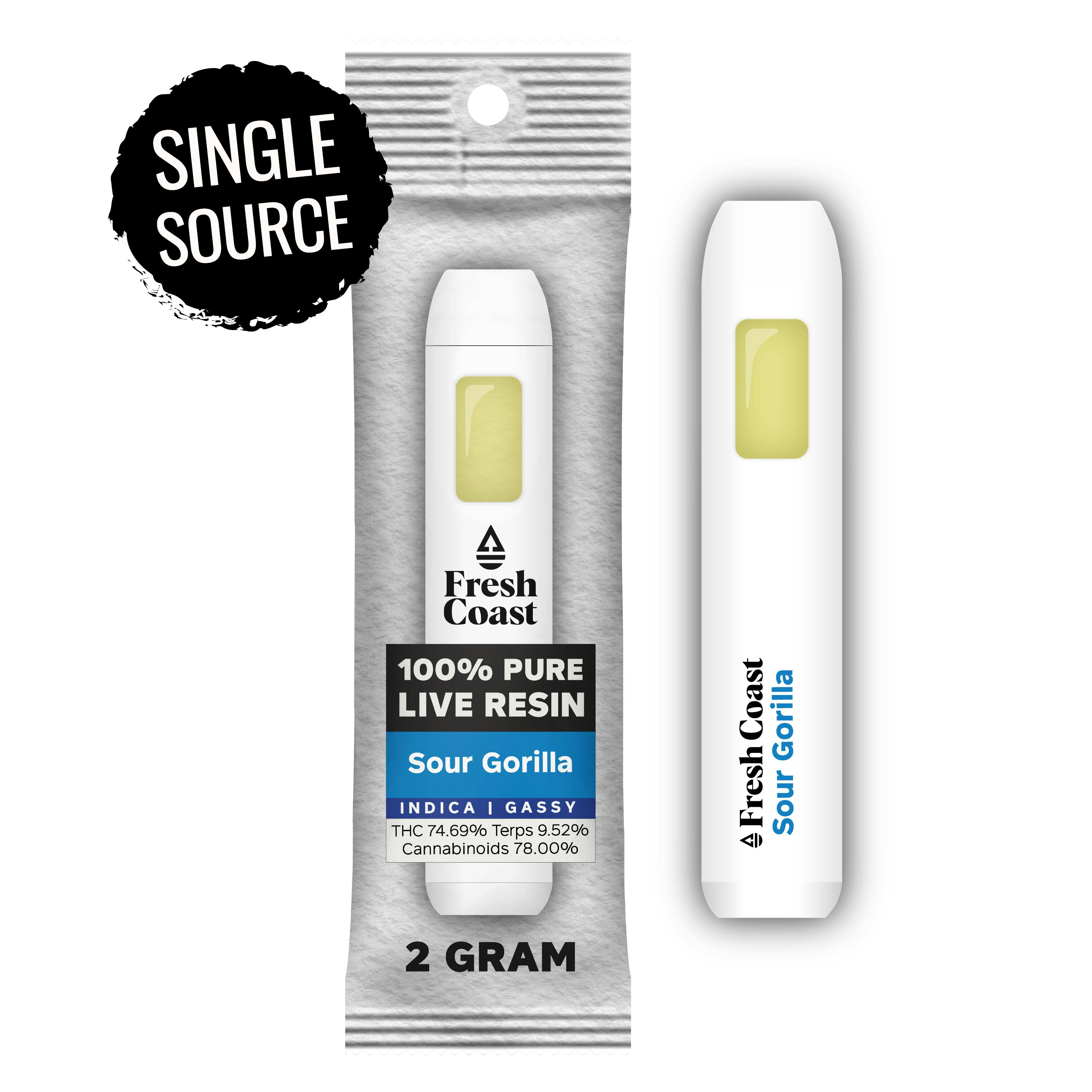 Sour Gorilla | Live Resin Disposable | 2g