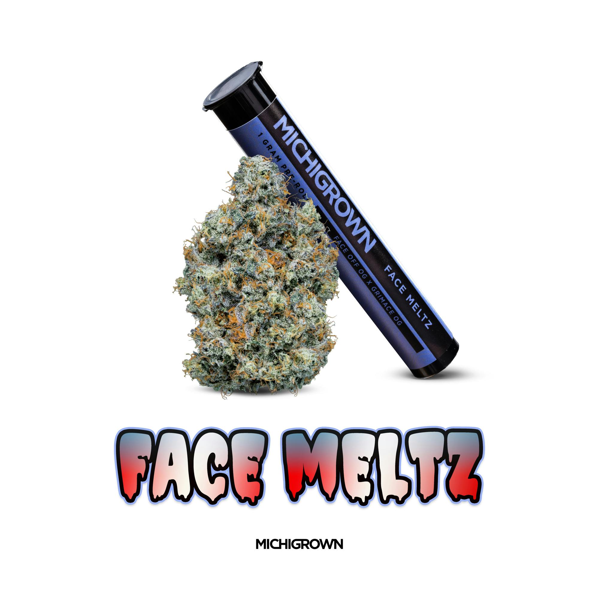 FACE MELTZ - 1 GRAM PREMIUM PRE ROLL by MICHIGROWN