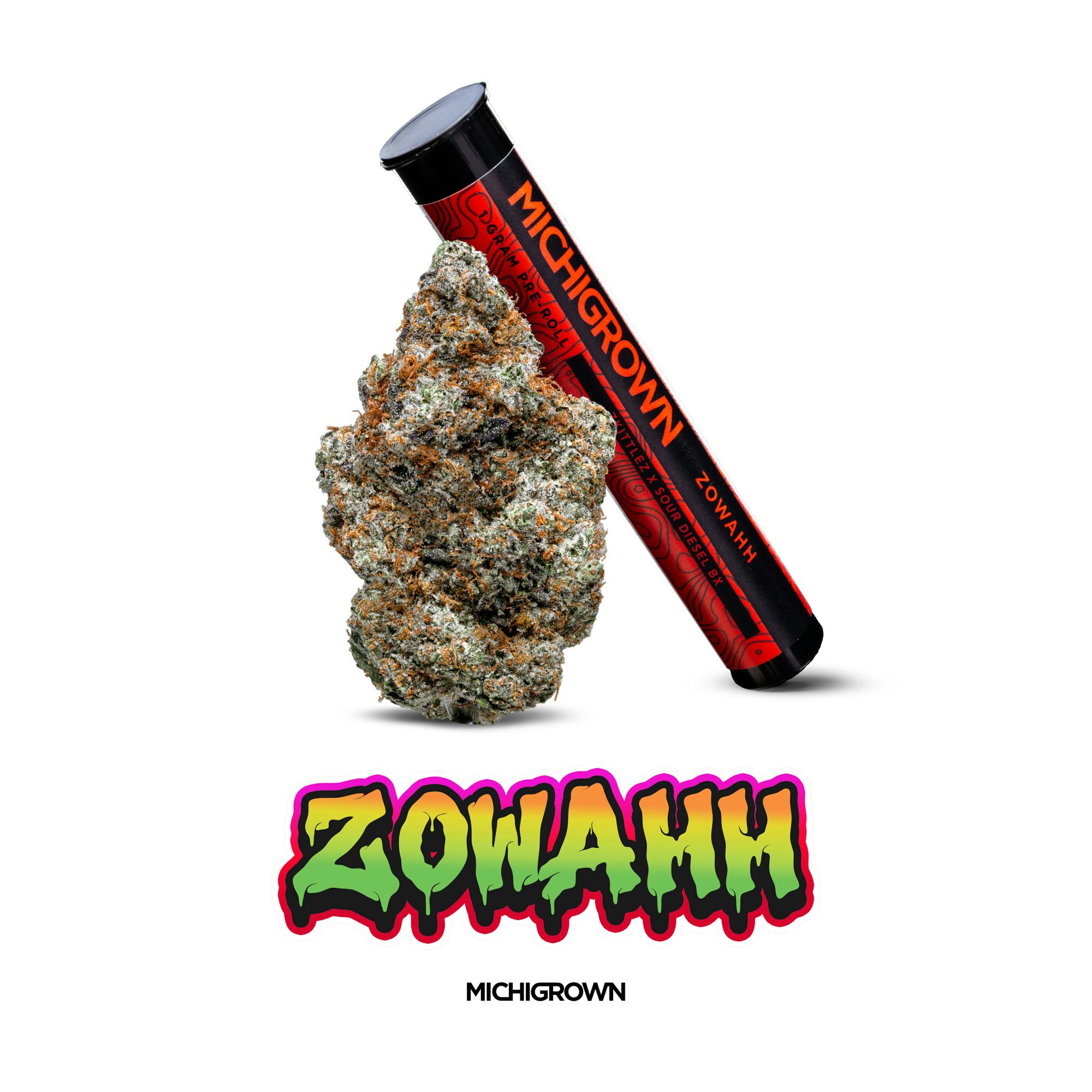 ZOWAHH - 1 GRAM PREMIUM PRE ROLL by MICHIGROWN