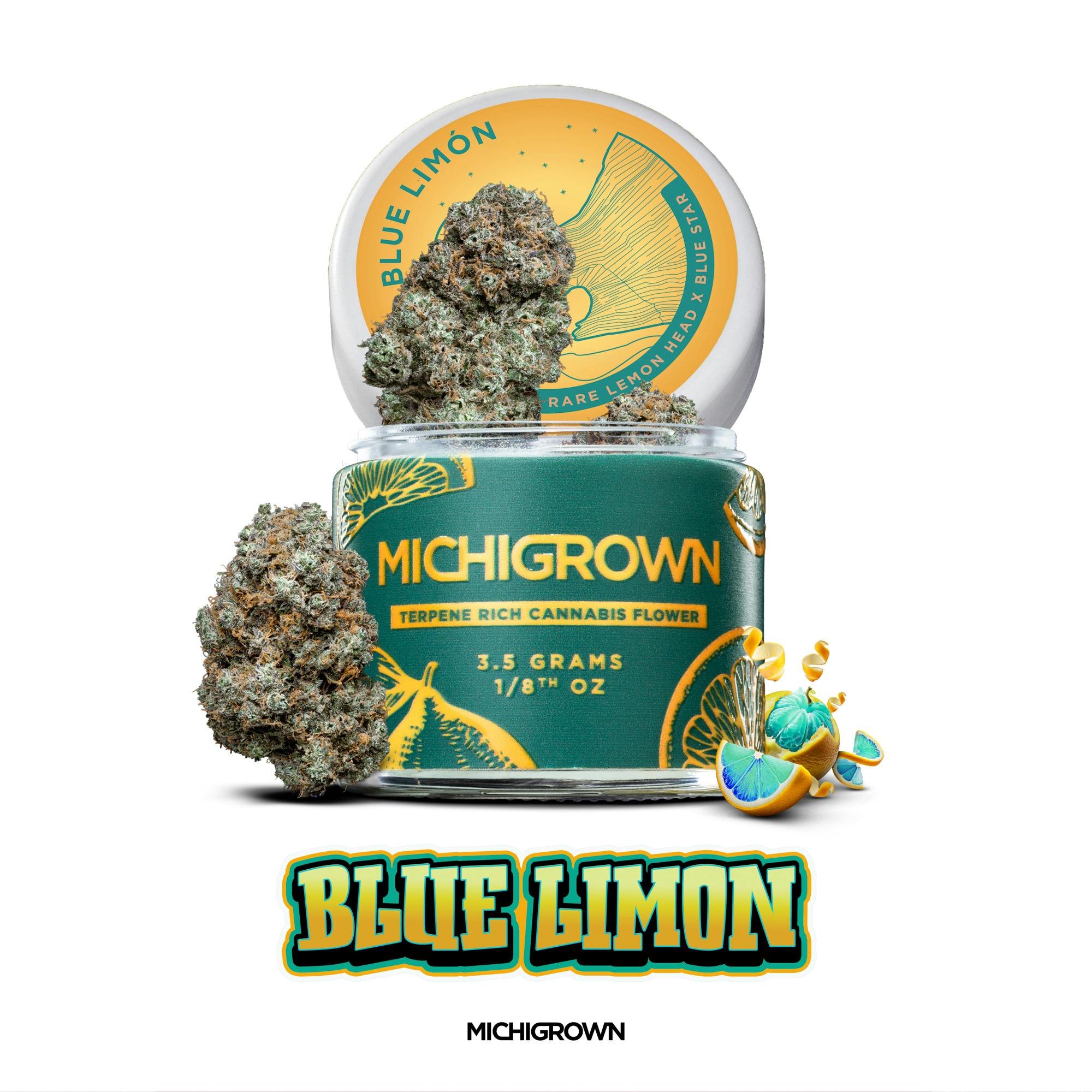 Blue Limon | Buds | 3.5g by MICHIGROWN