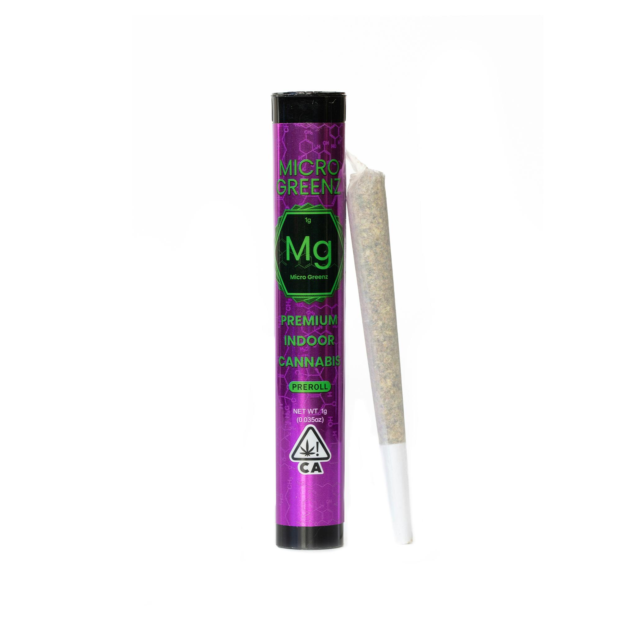 Micro Greenz | RS11 x Purple Churro | Preroll | 1g