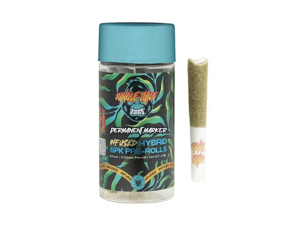 Permanent Marker | Infused Joints | .7g each | 5pk by Jungle Juice