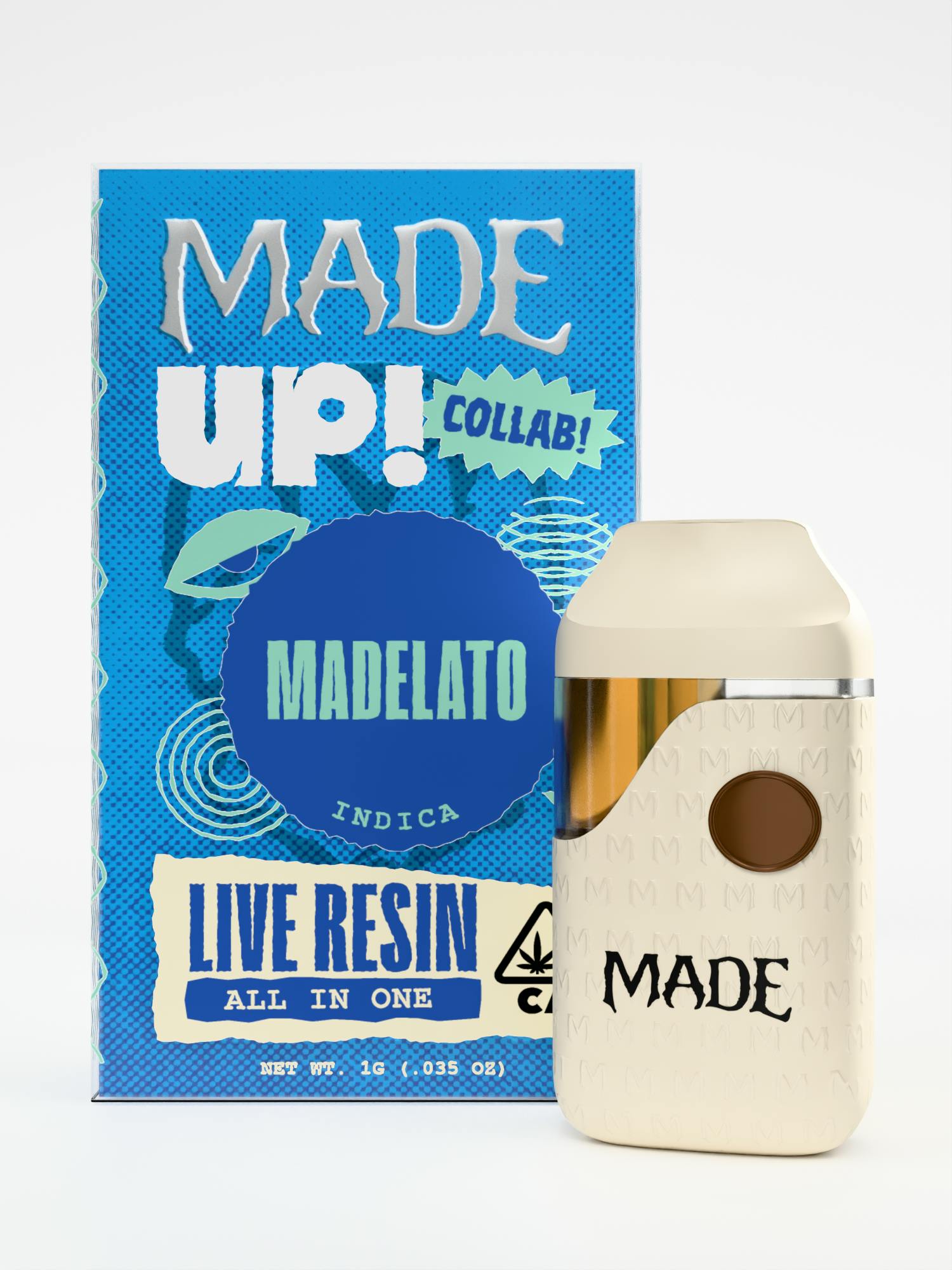MADE x UP! | Madelato | Live Resin Disposable | 1g
