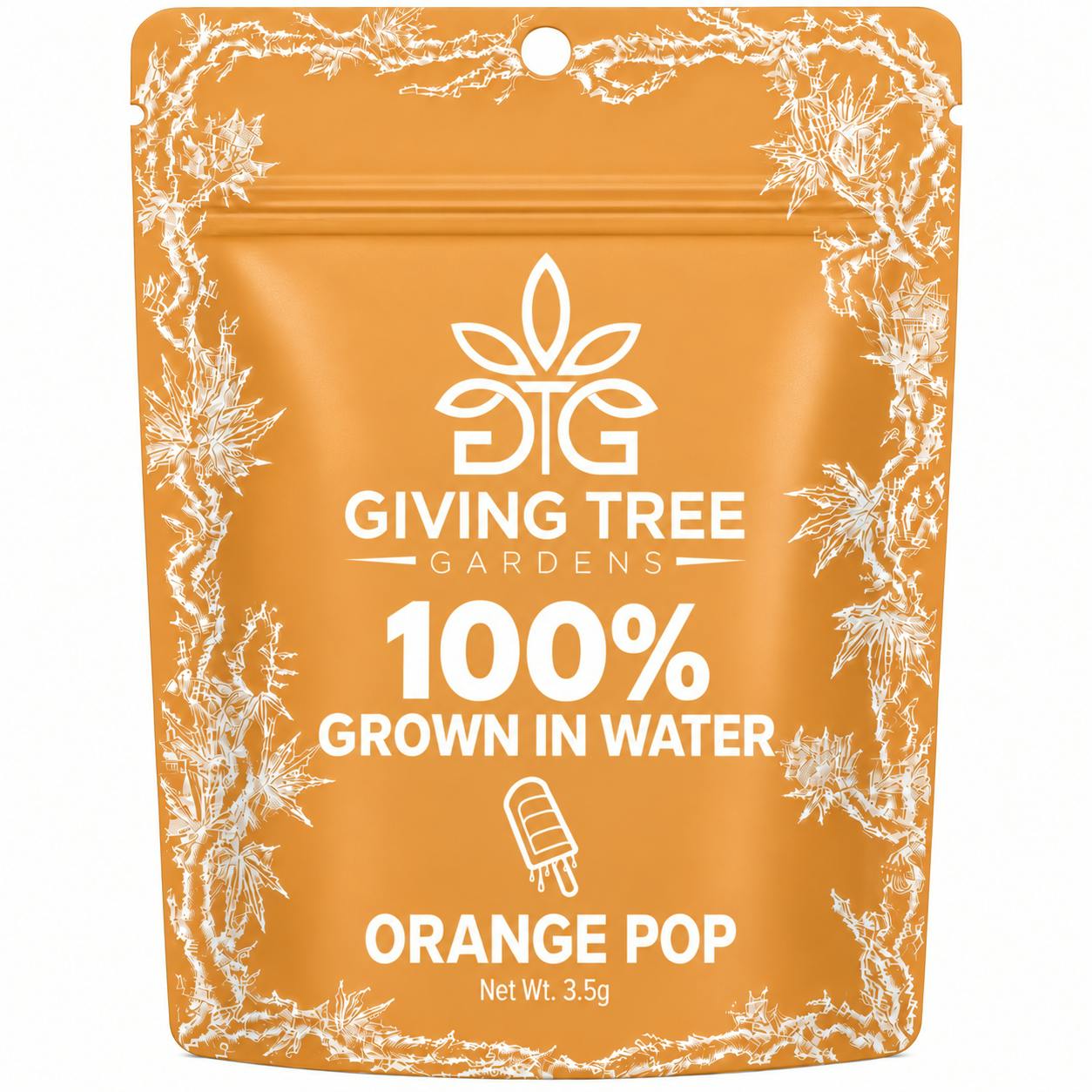 Orange Pop – 3.5G Pre-Pack Flower | 100% WATER GROWN • TRUE HYDRO by Giving Tree Gardens