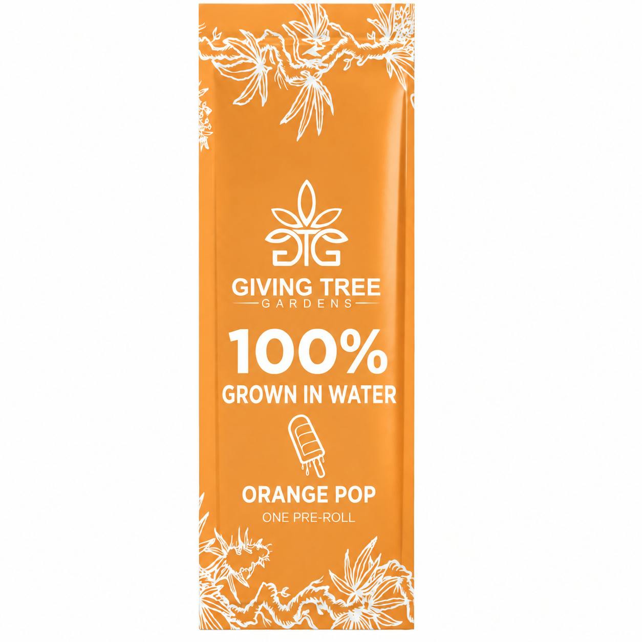 Orange Pop – 1G Pre-Roll | 100% WATER GROWN • TRUE HYDRO