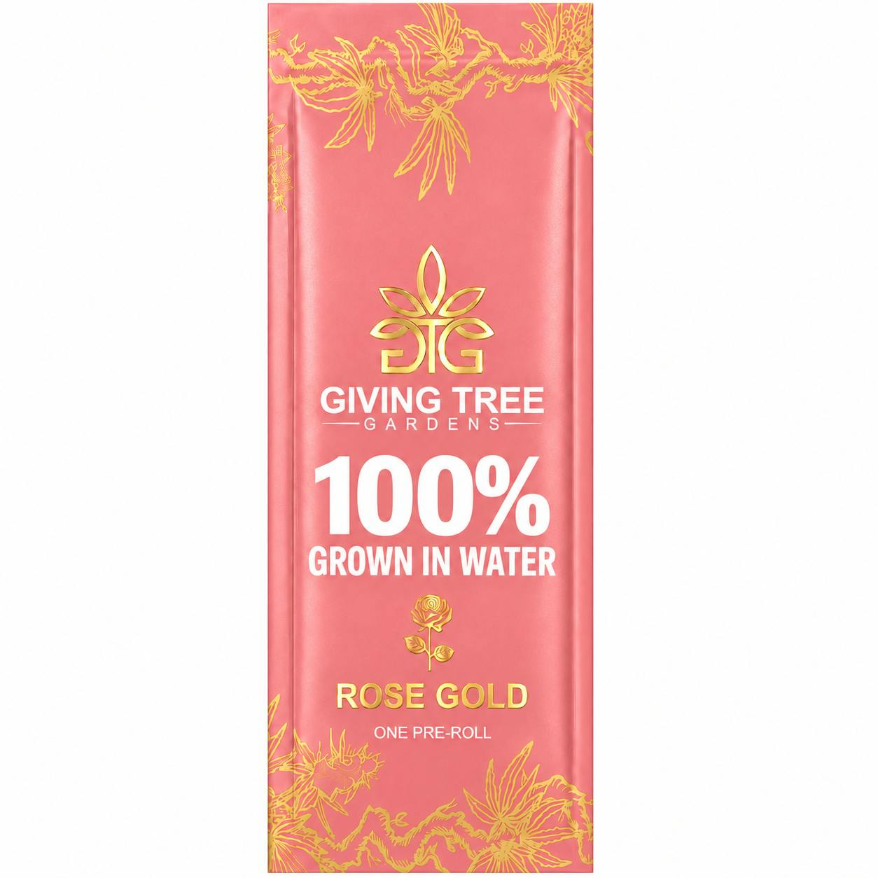 Rose Gold– 1G Pre-Roll | 100% WATER GROWN • TRUE HYDRO