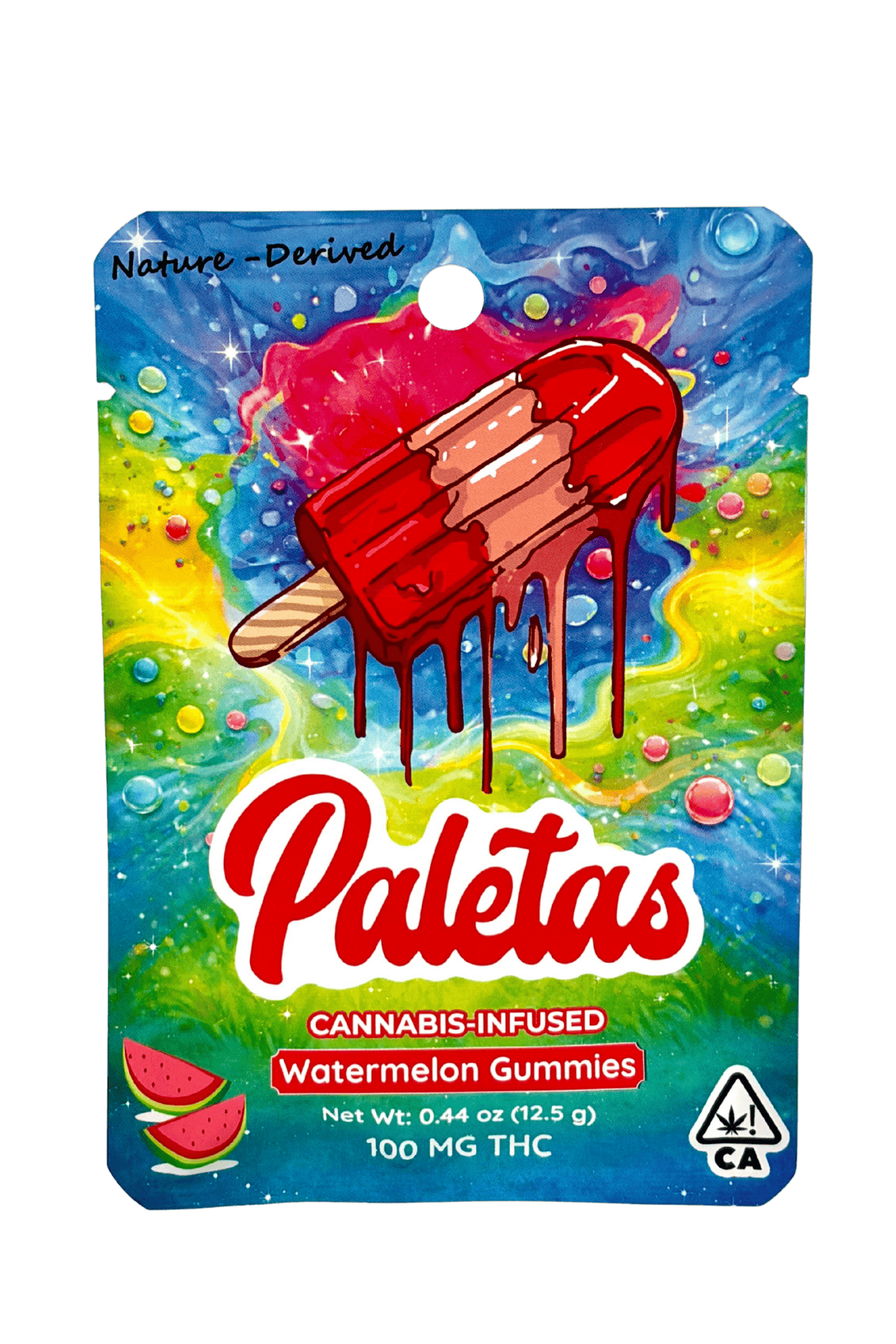 Paletas: Paletas: Watermelon Gummy Hybrid 100 mg THC per package