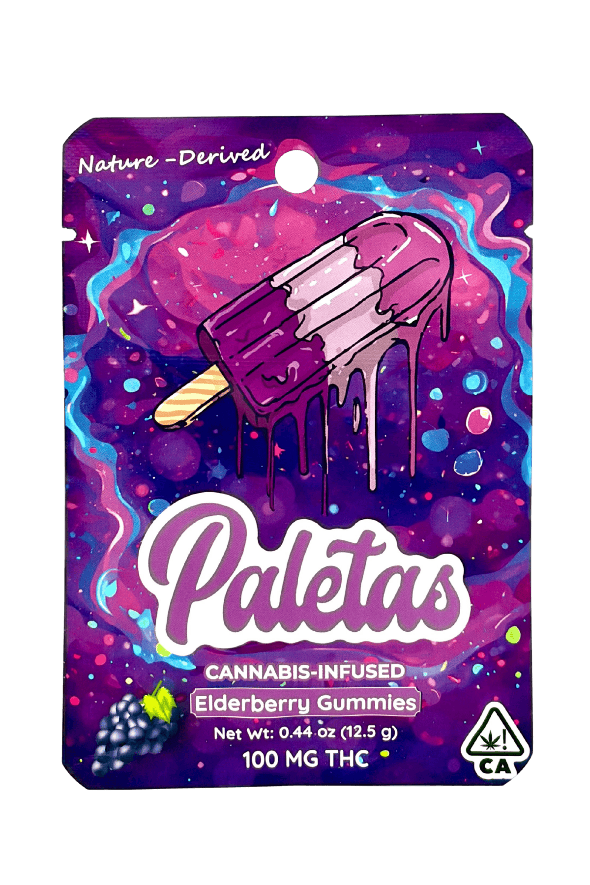 Paletas: Paletas: Elderberry Gummy Indica 100 mg THC per package