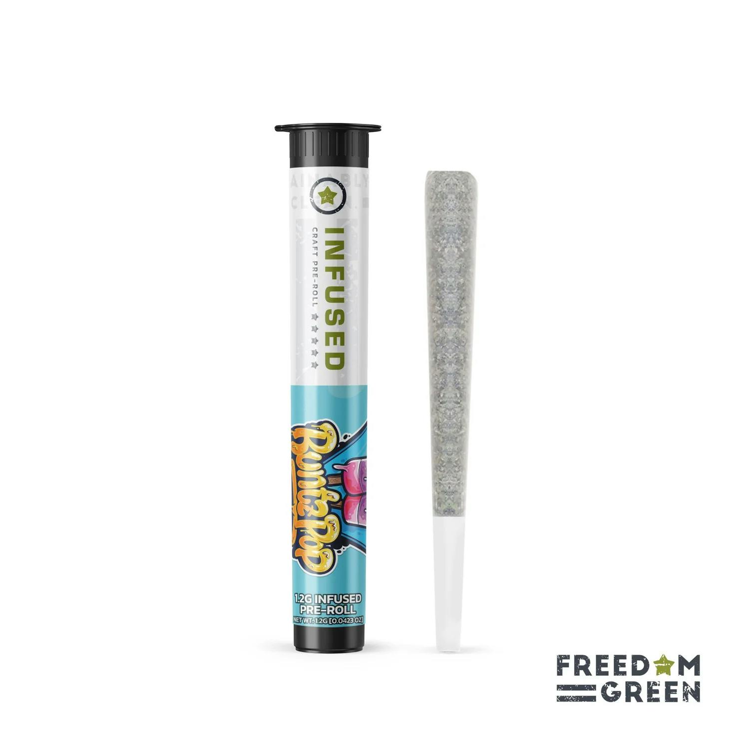 Runtz Pop | Infused Joint | 1.2g by Freedom Green