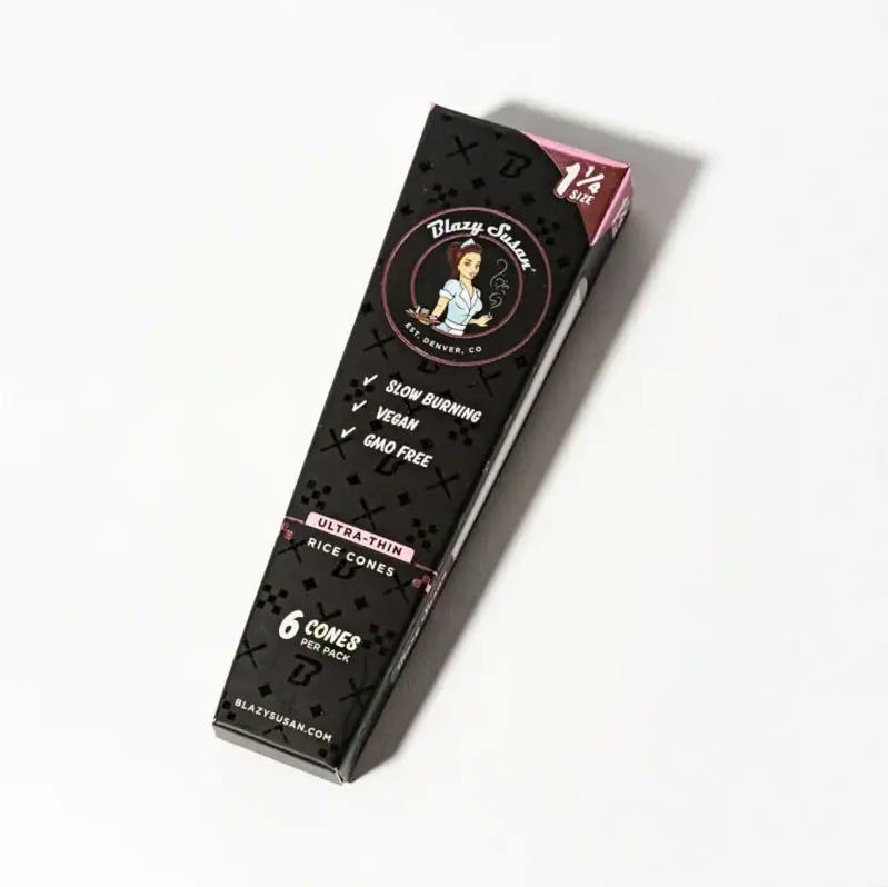 1 1/4 Size Ultra Thin Rice Cones | Rolling Papers | Accessories | 6ct