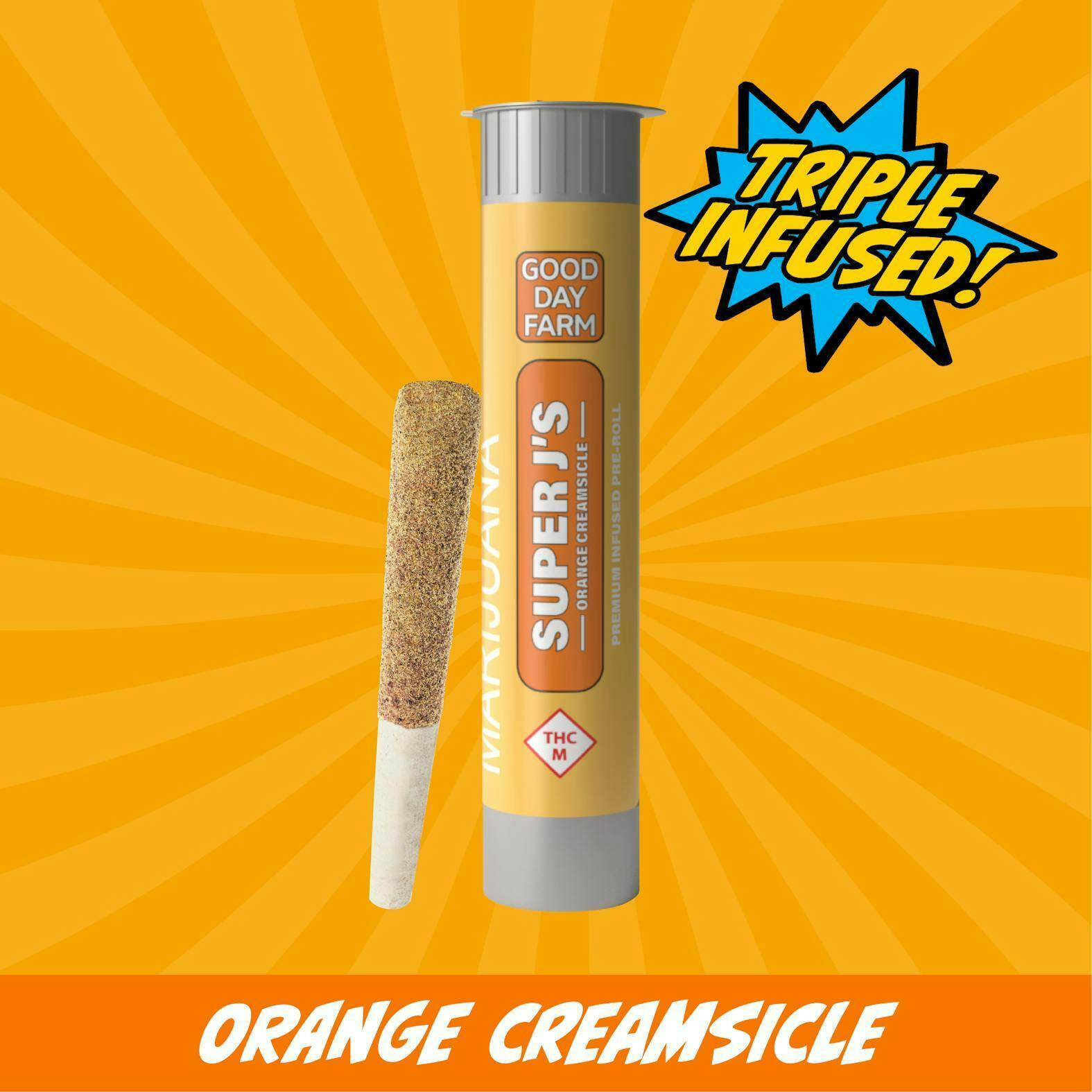 Orange Creamsicle x Futura Haze | Super J's Infused Joint | 1g