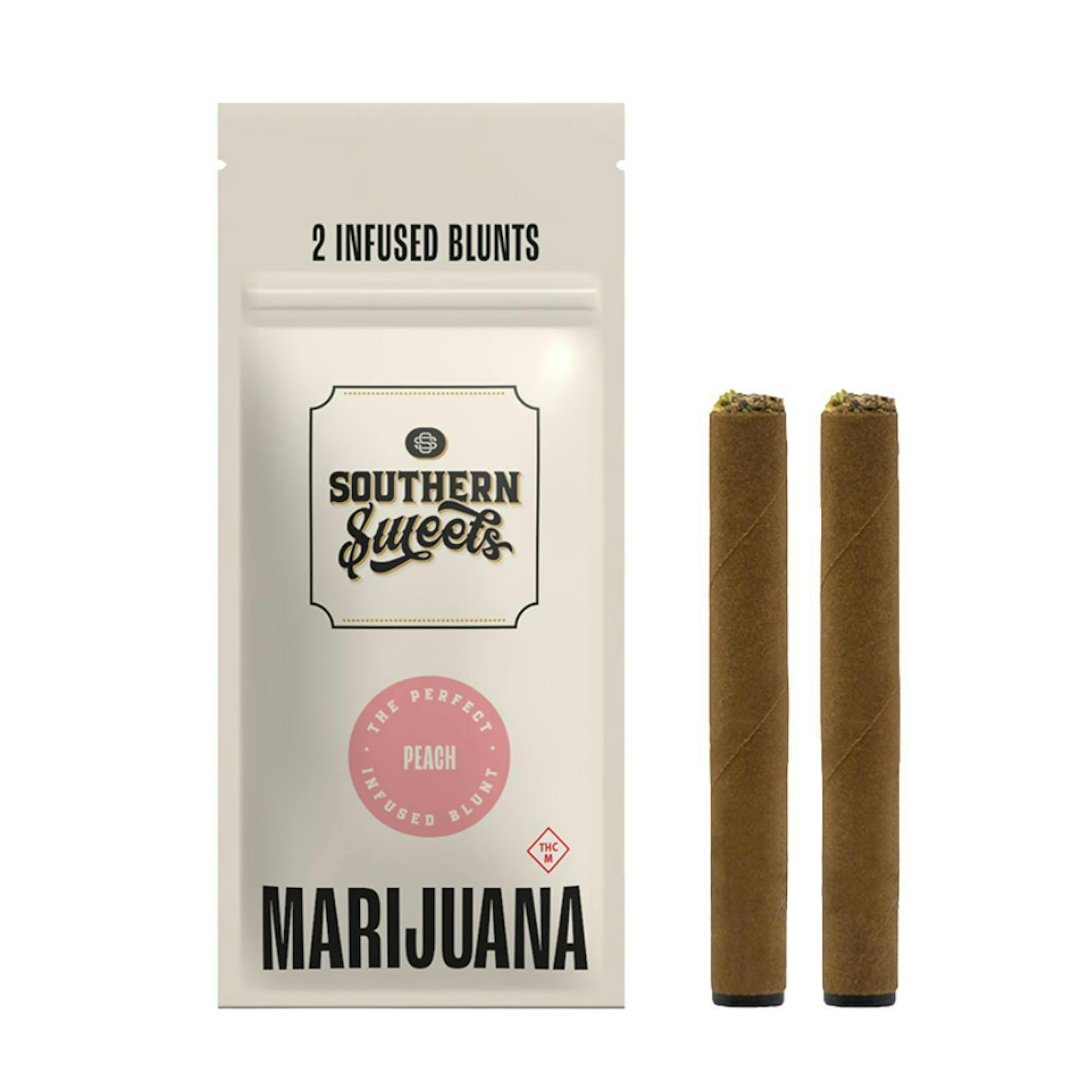 Peach x Malibu Mirage | Southern Sweets Infused Blunts | 1g each | 2pk