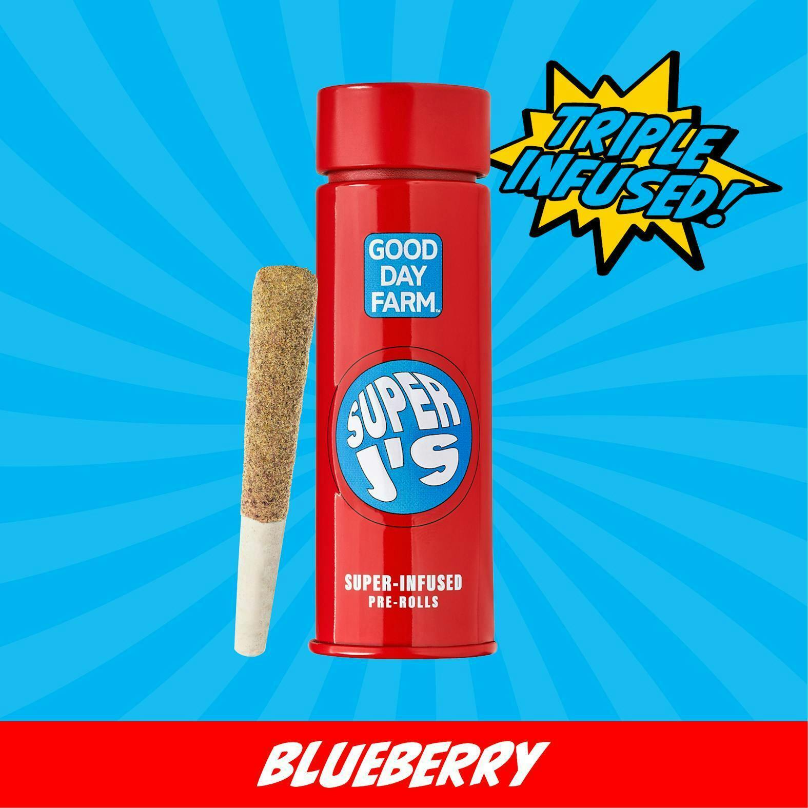 Blueberry x Strawberry Pavé #16 | Super J's Infused Minis | 0.5g each | 5pk