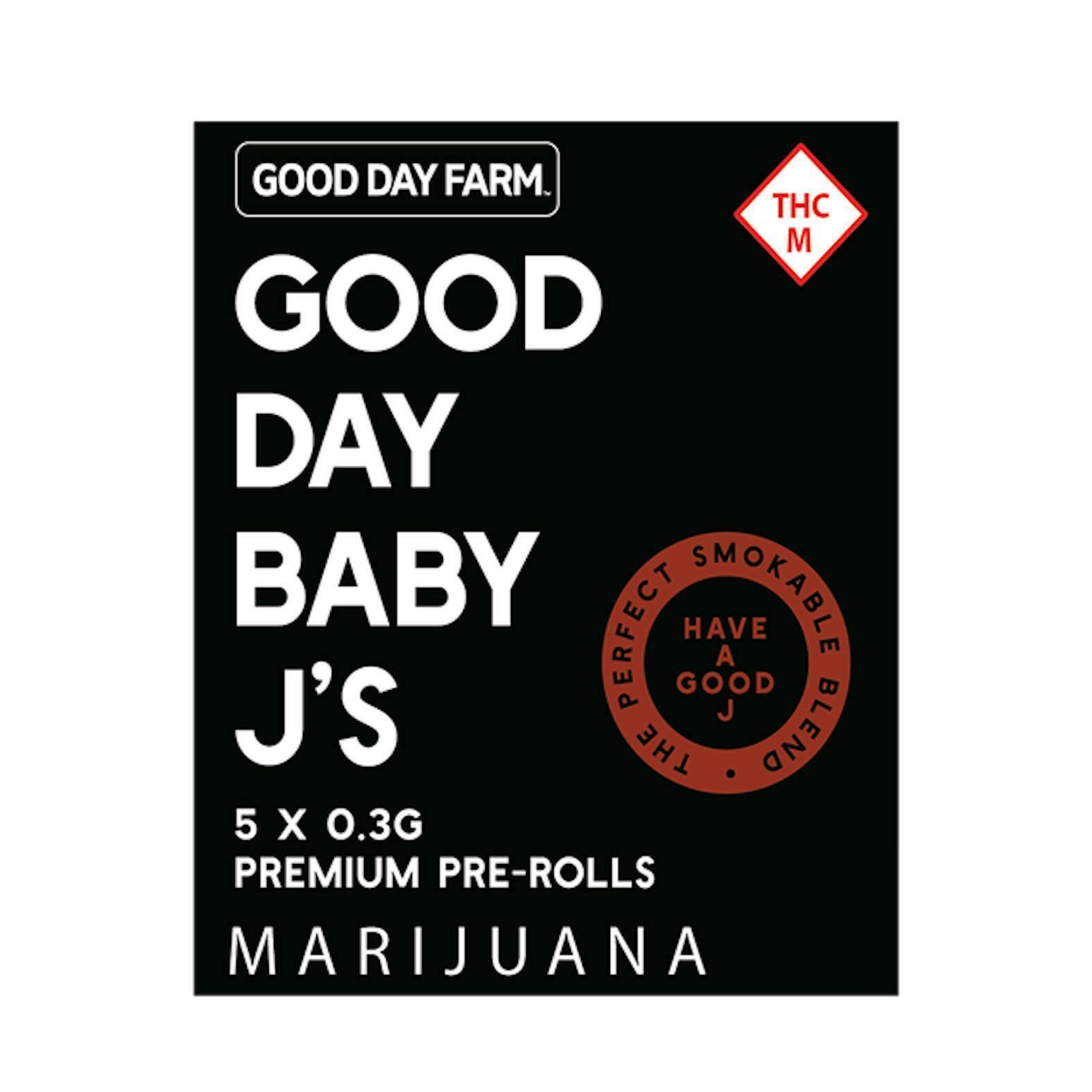 Tire Fire | Good Day Baby J's | 0.3g each | 5pk