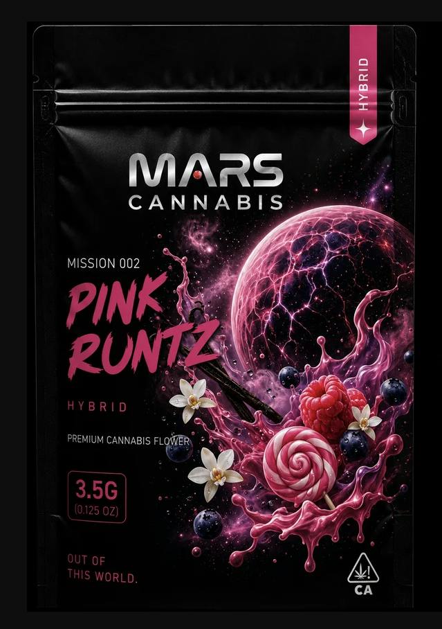 Pink Runtz | Big Buds | 3.5g - Mars Cannabis