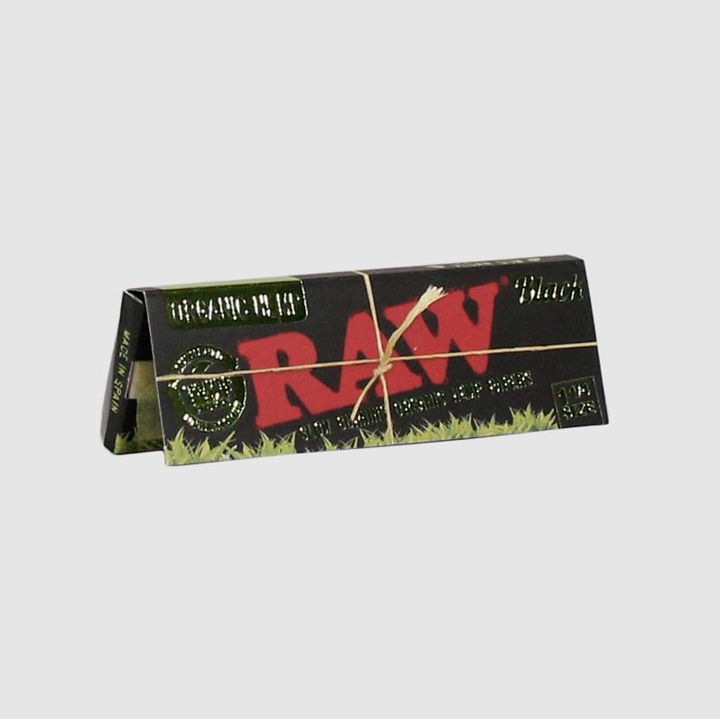 Black Organic Hemp 1 1/4 Size Rolling Papers | Accessories