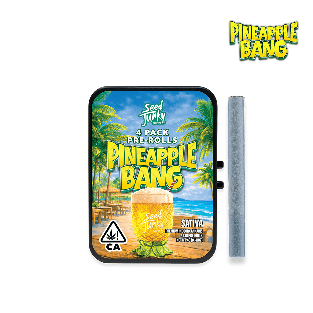 Seed Junky | Pineapple Bang | Joints | 1g each | 4pk