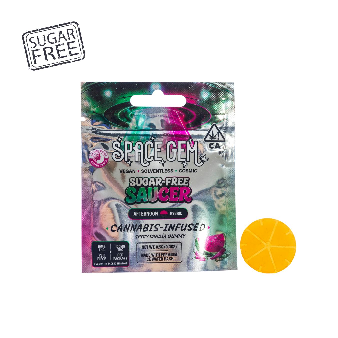 Space Gem: Free Saucer - Spicy Sandía
