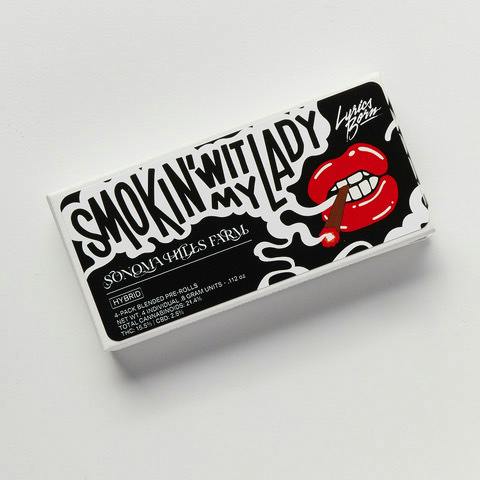 Smokin' wit my Lady - 4 Pack Pre-Rolls, .8g ea, 3.2g total