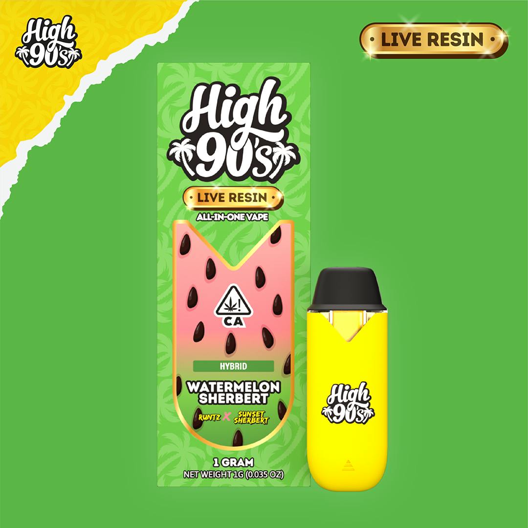 HIGH 90s: Watermelon Sherbert