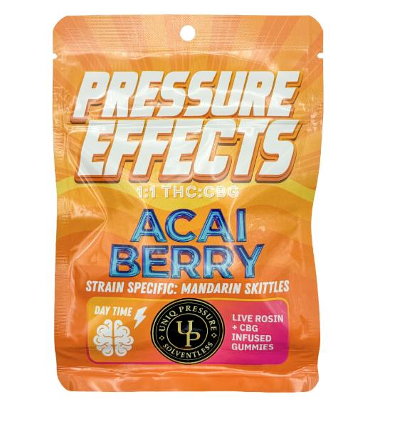 Acai Berry 1:1 THC:CBG Gummies | 200mg | 10ct | 20mg/ea