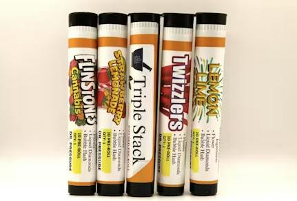 1UP | Triple Stacks | Pez Candy | Infused Joint | 1.2g by Uniq Pressure