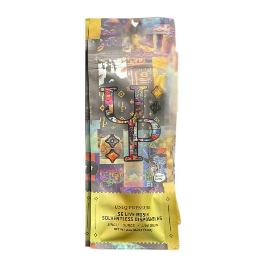 Moroccan Peaches | Live Rosin Disposable | 0.5g by Uniq Pressure